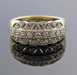 14k Gold Diamond Ring 
