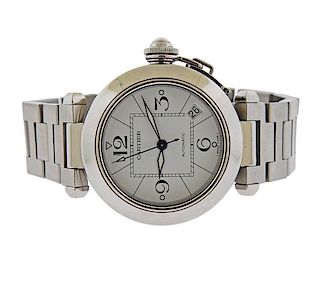 Cartier Pasha Stainless Automatic Watch COWA0043