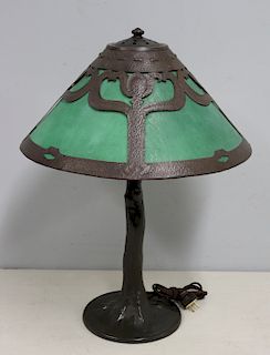 HANDEL. Table Lamp With Bent Tree Base