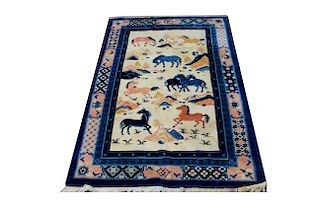 Chinese Figural Rug