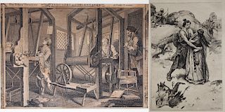 Alfred Boilot & After William Hogarth Etchings