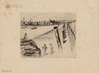 James Abbott McNeill Whistler (American, 1834-1903)  Millbank