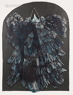 Leonard Baskin (American, 1922-2000)  Crow Ikon