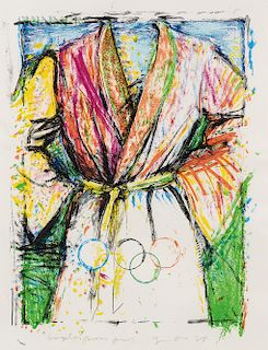 Jim Dine (American, b. 1935)  Untitled (Robe for the Korean Olympics)
