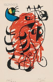 Joan Miró (Spanish, 1893-1983)  La boîte alerte