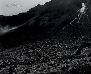 Frank Gohlke (American, b. 1942)  Rockfall - Mt. Saint Helens Crater