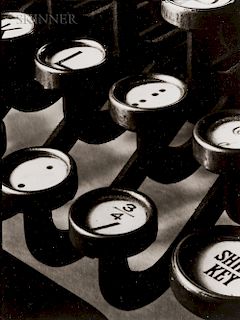 Ralph Steiner (American, 1899-1986)  Typewriter Keys