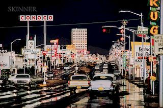 Ernst Haas (Austrian/American, 1921-1986)  Route 66, Albuquerque, New Mexico