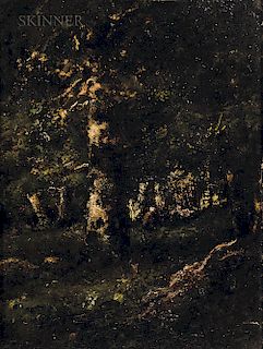 Camille Magnus (French, 1850-1877)  Barbizon Landscape