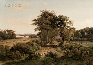 Louis Gurlitt (German, 1812-1897)  Landscape with River