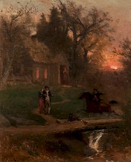 Samuel Lancaster Gerry (American, 1813-1891)  The Ride of Paul Revere