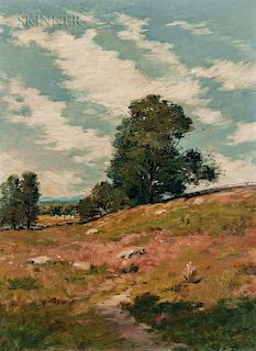 Alexander Theobald Van Laer (American, 1857-1920)  Pastoral Hillside