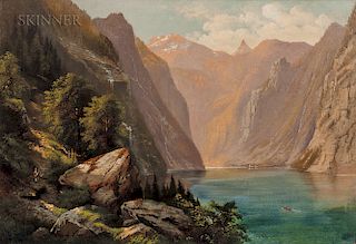 Otto Sommer (American, 1811-1911)  Mountain Lake