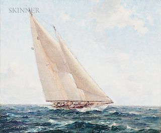 Lars Thorsen (Norwegian/American, 1876-1952)  Yacht