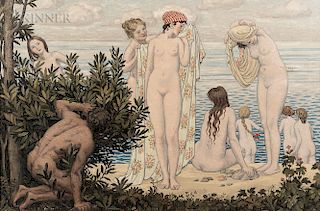 Bryson Burroughs (American, 1869-1934)  The Bathers