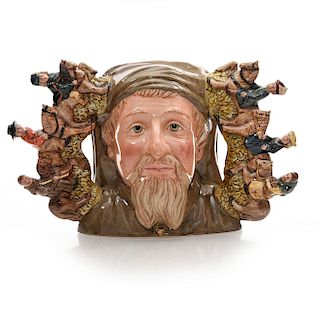 GEOFFREY CHAUCER D7029 - LARGE - ROYAL DOULTON CHARACTER JUG