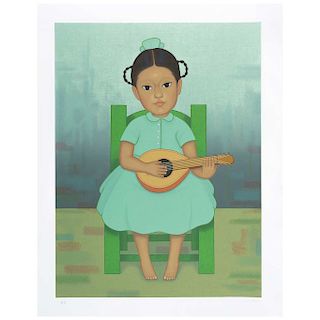GUSTAVO MONTOYA, Sin título, de la serie Niños Mexicanos (“Untitled, from the Mexican Children Series"), Screenprint P.T., 23.6 x 17.7” (60 x 45 cm)