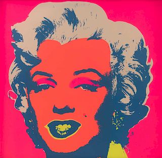 ANDY WARHOL, II.22: Marilyn Monroe, Screenprint, 35.4 x 35.4” (90 x 90 cm)