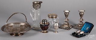 Sterling silver, plate and mounted silver wares