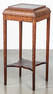 Marquetry inlaid stand