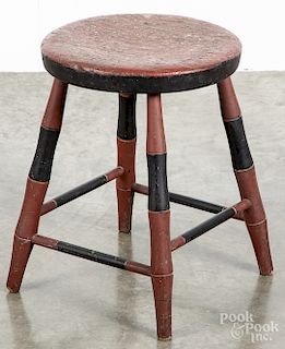 Painted Windsor stool