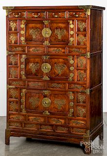Asian hardwood cabinet