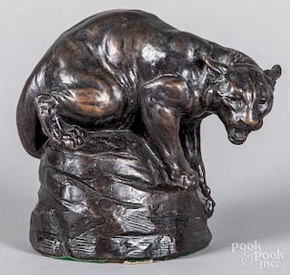 Joseph Boulton bronze cougar