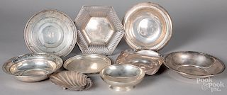 Sterling silver serving dishes