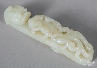 Chinese carved jade hook