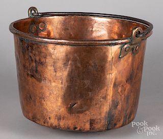 Dovetailed copper pot