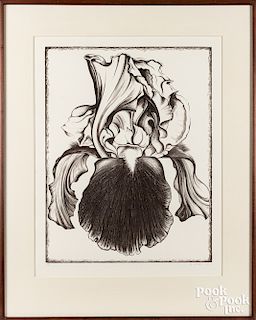 Lowell Nesbitt, signed print, 31" x 24".