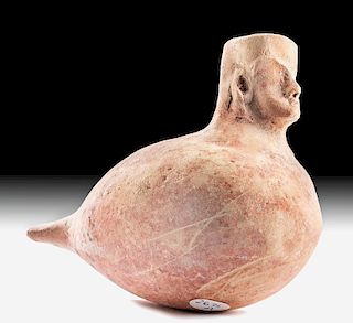 Early Greek Pottery Vessel in Siren Form