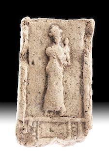 Mesopotamian Terracotta Plaque w/ Figure