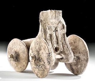Rare Syro-Hittite Terracotta Votive Chariot