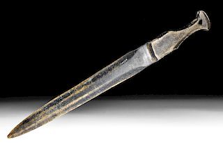 Luristan Bronze Dagger w/ Lovely Patina