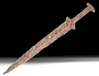 Rare Scythian Steel Akinakes Sword