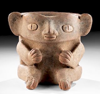 Maya Pottery Vessel - Kinkajou Form
