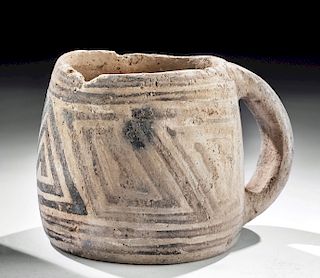 Prehistoric Anasazi Pottery Mug, ex-Mesa Verde Museum
