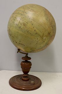 Dr Henry Lang 24 " World Globe On Stand