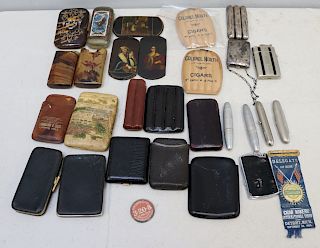 Grouping Of Assorted Cigar Collectibles.