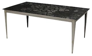 Contemporary Brushed Steel Dining