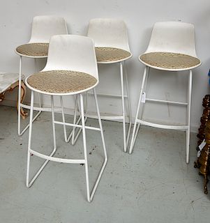 (4) Lievore Altherr Molina / Coalesse sled stools