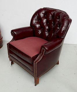 Hancock & Moore chesterfield style club chair