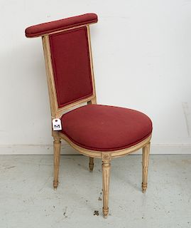 Louis XVI style cream painted valet chair