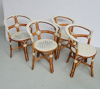 Set (4) Maison Drucker style cafe chairs