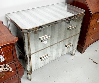 Platt Collections Regency style mirrored chest