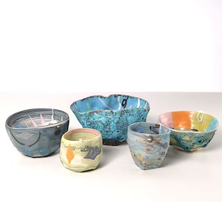 Phillip Maberry, (5) studio ceramics