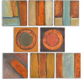 Tom Nonn, series of (8) paintings