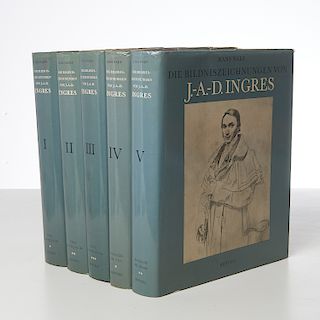 BOOKS: (5) vols J.-A.-D. Ingres Catalogue Raisonne