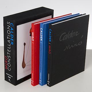 BOOKS: (3) vols Calder / Miro Constellations